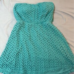 Charlotte Russe Aqua Knit Top